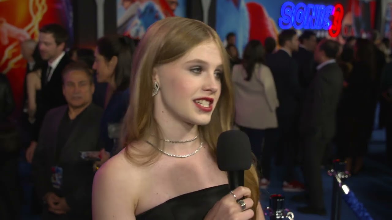 SONIC THE HEDGEHOG 3: Alyla Browne official premiere arrivals interview | ScreenSlam
