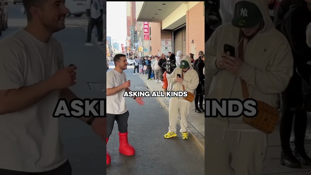 I Wore MSCHF Big Red Boots to Sneaker Con😬