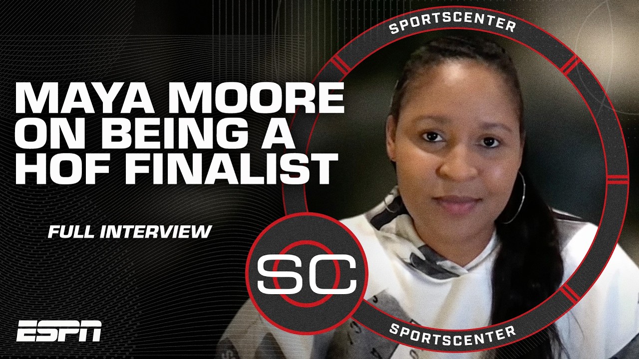 Maya Moore talks becoming Hall of Fame finalist & Diana Taurasi's retirement | SportsCenter