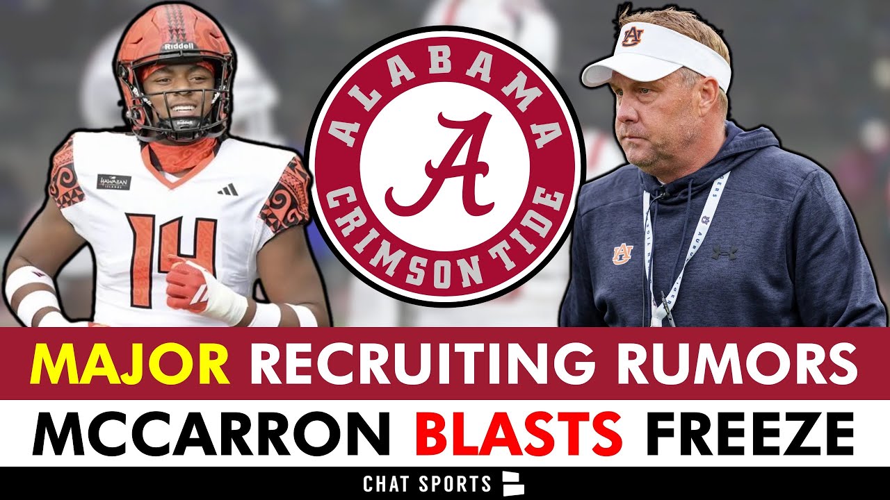 MAJOR Alabama Football Recruiting Rumors On Kevin Ford + AJ McCarron BLASTS Hugh Freeze