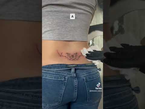 More tramp stamp please 💕 #shorts #tattoo #nyc #tattooartist #tattooideas #youtubeshorts
