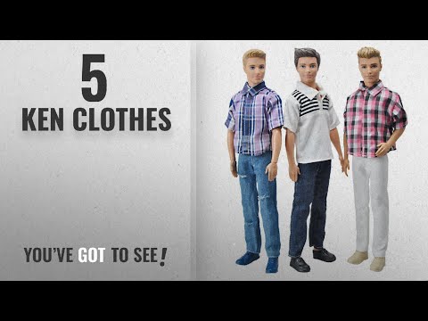 Top 10 Ken Clothes [2018]: E-TING 3 Sets Casual Wear Plaid Doll Clothes Jacket Pants Outfits for