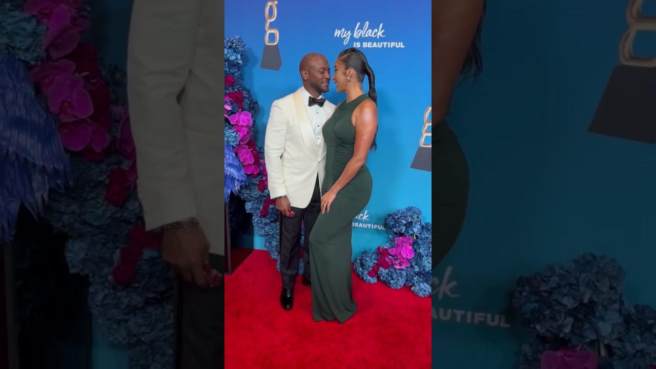 Taye Diggs and Apryl Jones Show PDA at The Grio Awards