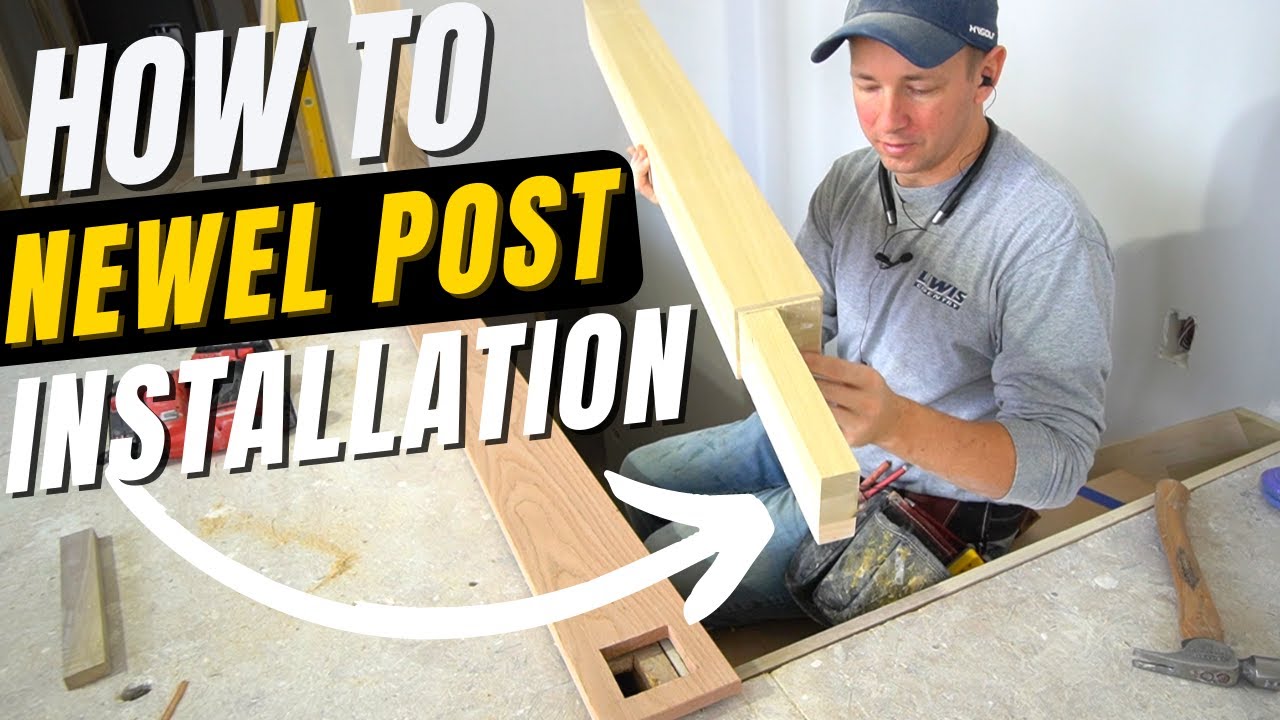 ROCK SOLID Newel Posts - My Secret Sauce for Installing Newel Posts...