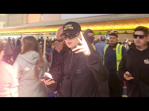 Mexican Singer Peso Pluma Is Kind Of A Big Deal At LAX