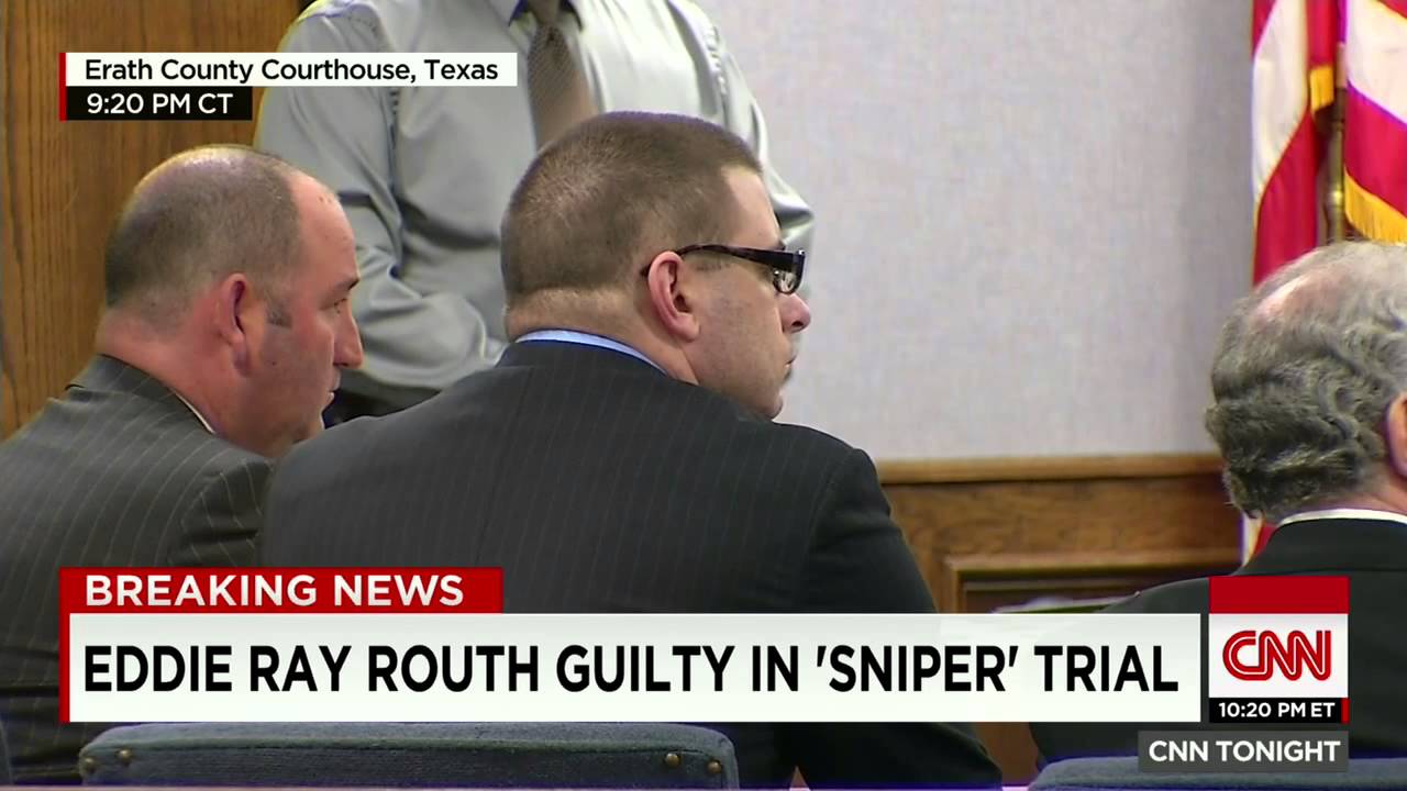Eddie Ray Routh found guilty in 'American Sniper...