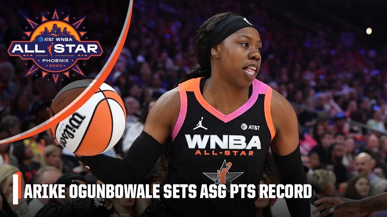 ALL-STAR GAME HISTORY 👏 Arike Ogunbowale's 34 PTS sets scoring record 🏀 | 2024 WNBA All-Star Game