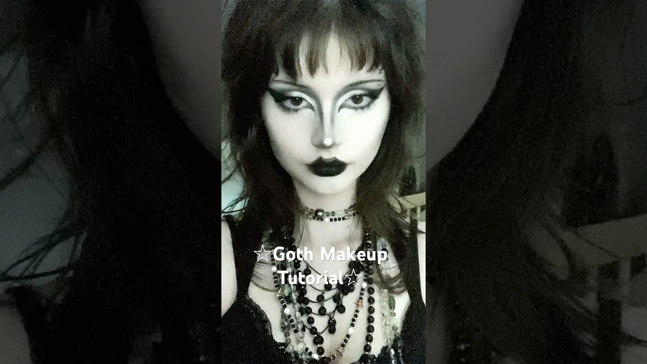 Step By Step Goth Makeup Tutorial 4 Beginners #makeup #gothmakeup #makeuptutorial #goth #trending