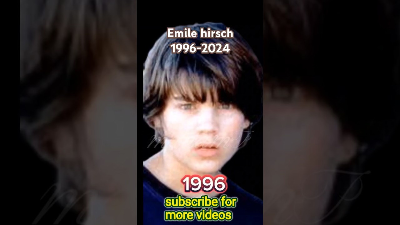 Emile hirsch now&then (1996-2024) #emilehirsch #highlights #hollywoodhighlights #factsvibesph