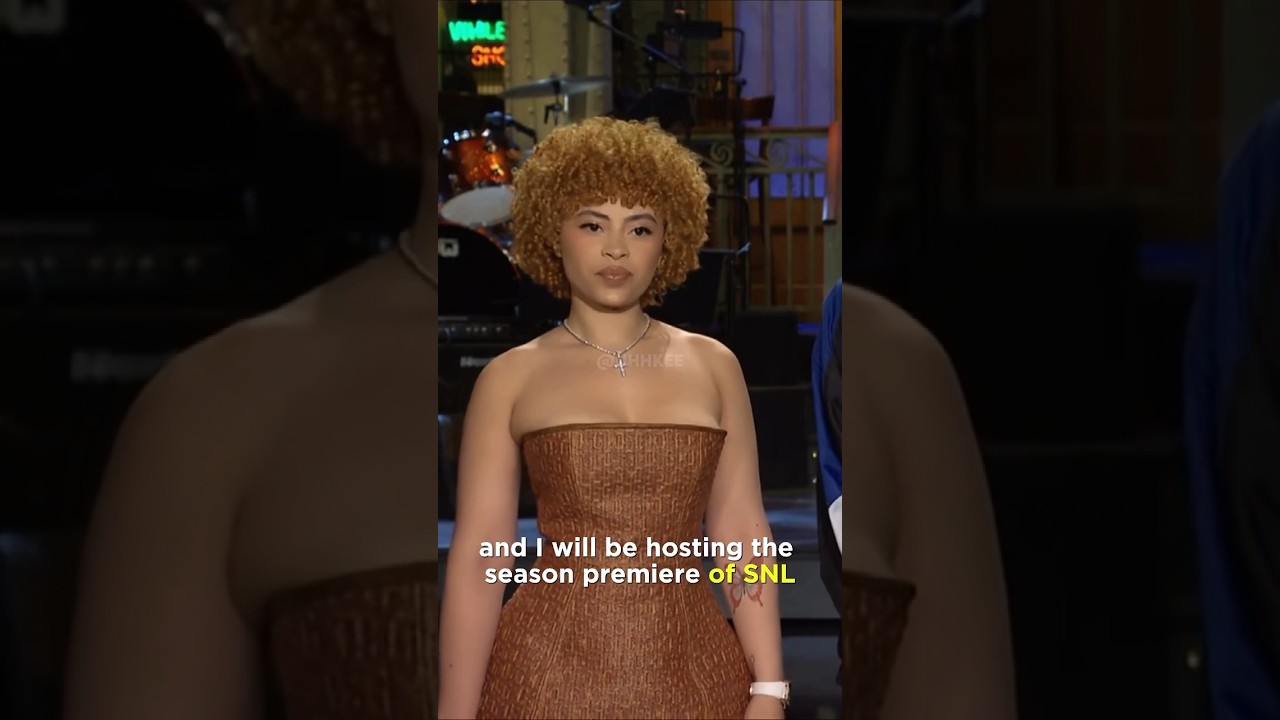 Ice Spice On Hosting SNL With Pete Davidson #icespice #nydrill #shorts