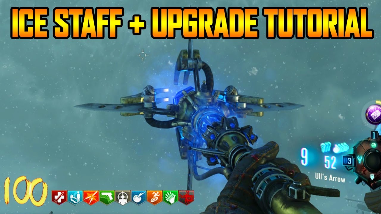 ORIGINS REMASTERED - ICE STAFF BUILD + UPGRADE TUTORIAL GUIDE (Black Ops 3 Zombie Chronicles)