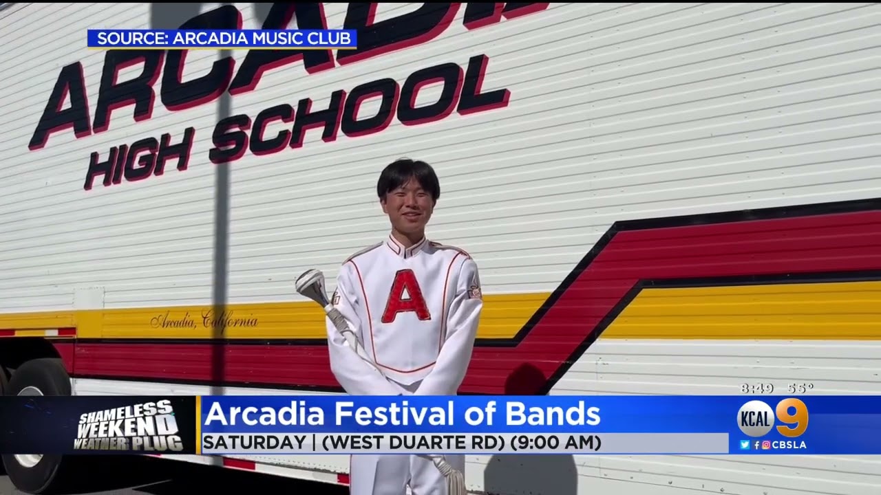 Weather Forecast for the 2022 Arcadia Festival of Bands