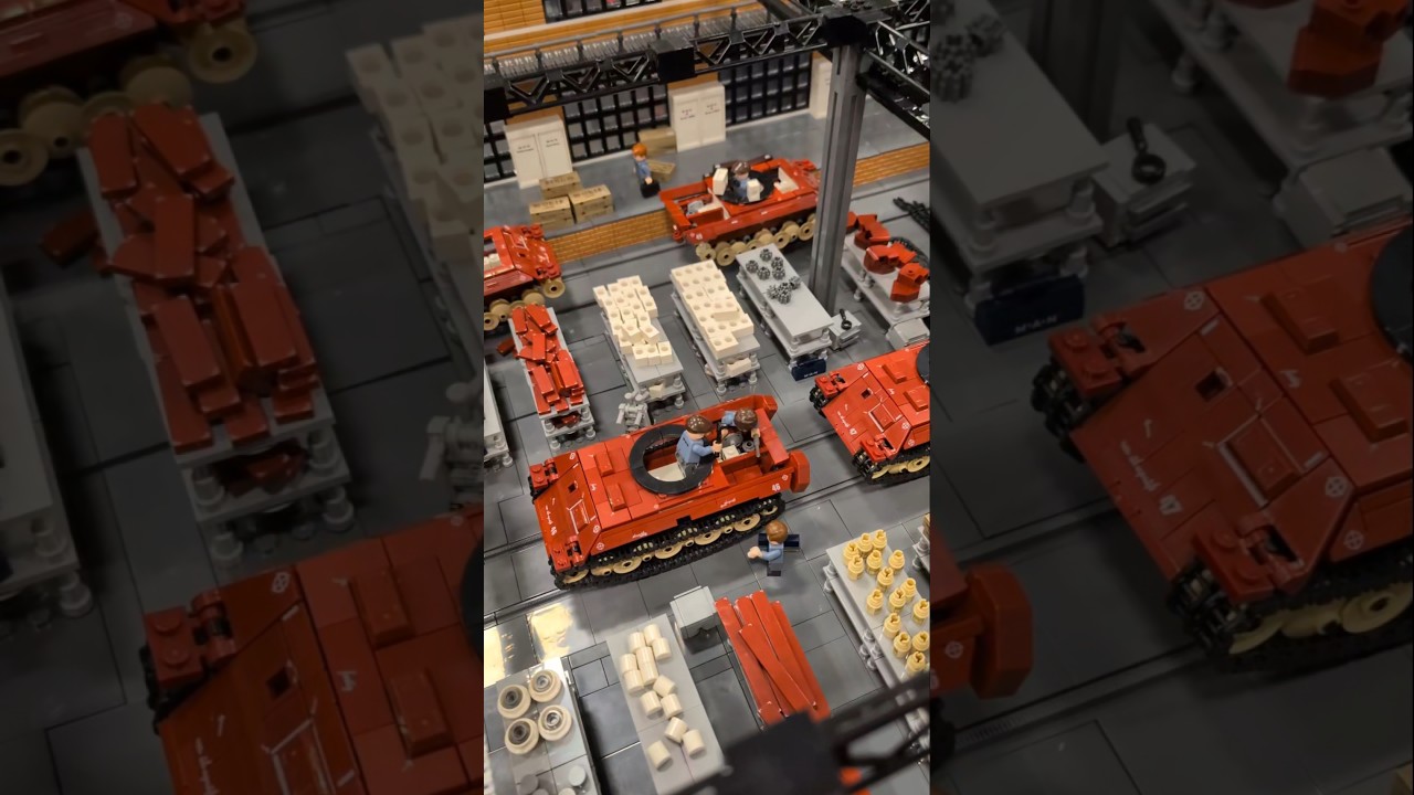 Huge LEGO WWII Tank Factory by Eric & Gunner Larson | Tanks by PanzerBrickLabs.com
