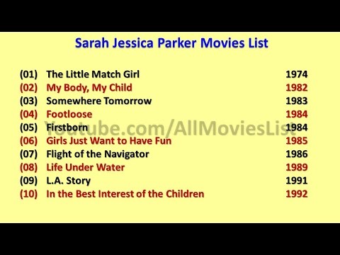 Sarah Jessica Parker Movies List