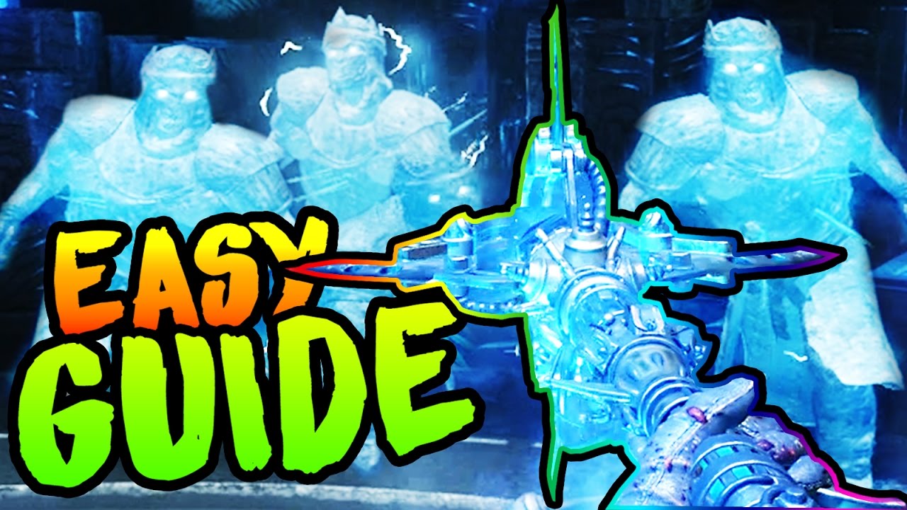 ORIGINS ULTIMATE WATER ICE STAFF BUILD & UPGRADE GUIDE! BO3 Zombies Chronicles ULLS ARROW Easter Egg