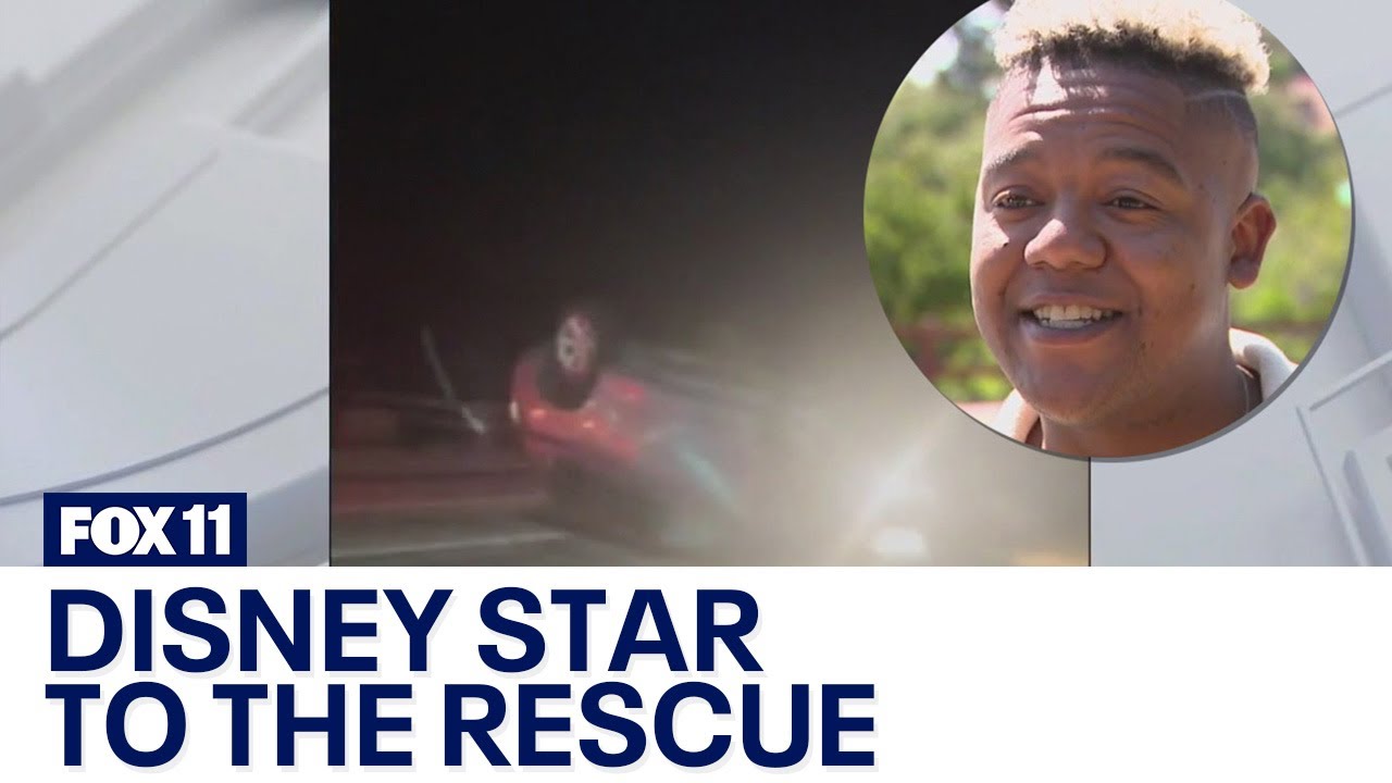 Disney star Kyle Massey rescues woman from flipped car in Thousand Oaks