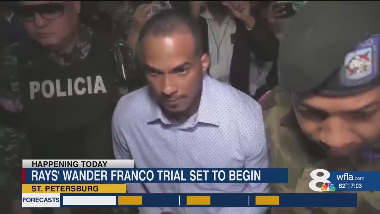 Former Rays' shortstop Wander Franco to go on trial