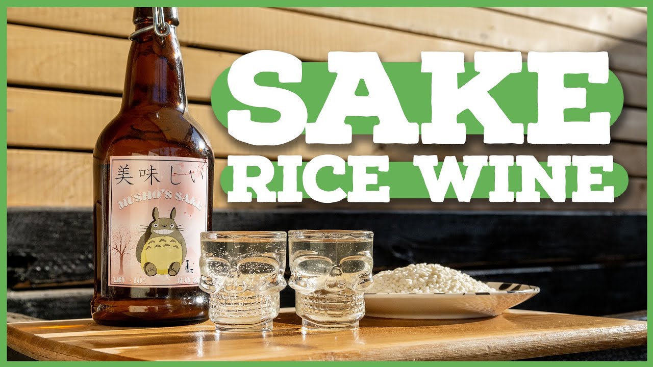 How to Easily Make SAKE (Rice Wine) at Home! 🍶
