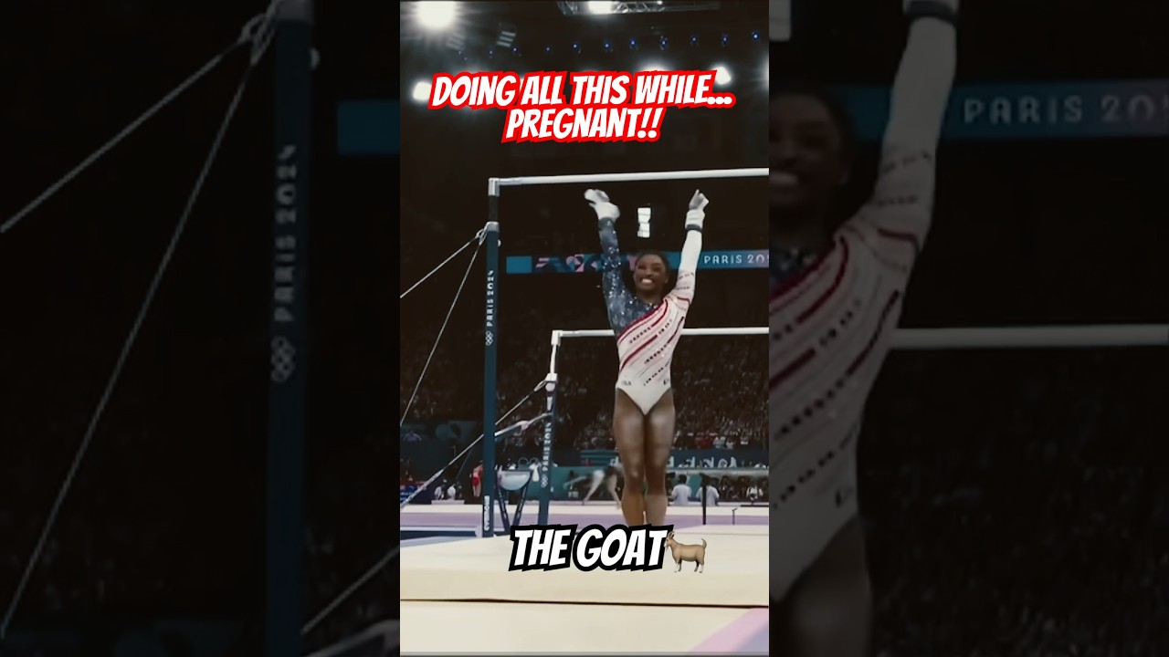 Simone Biles is PREGNANT❗️ Winning Gold Medal while pregnant GOAT 🐐 #simonebiles