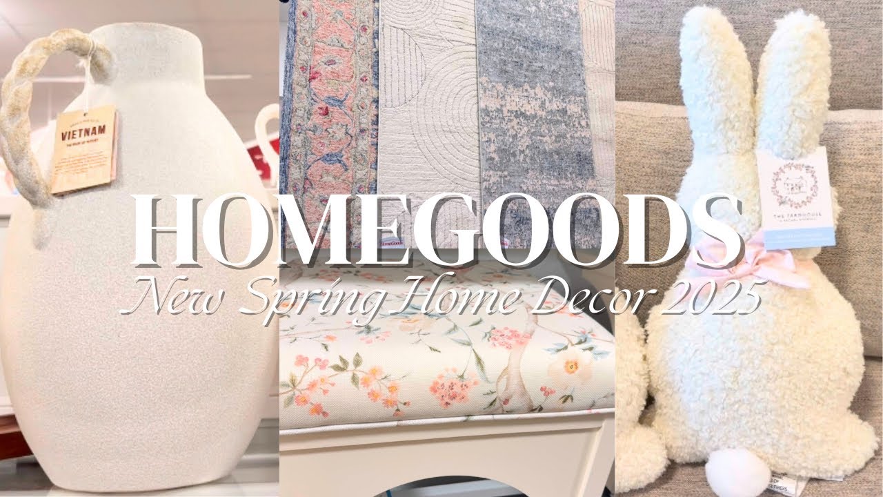 NEW HOMEGOODS HOME DECOR FINDS 2025 EASTER DECOR | NEW HOMEGOODS SHOP WITH ME | HOME GOODS SHOPPING