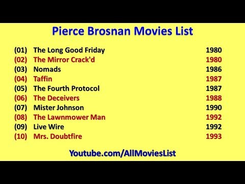 Pierce Brosnan Movies List