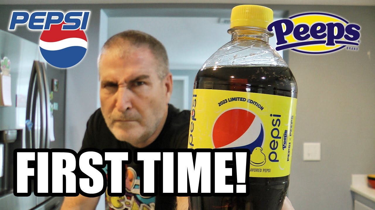MY REACTION! Pepsi Peeps Marshmallow Soda Review 😮