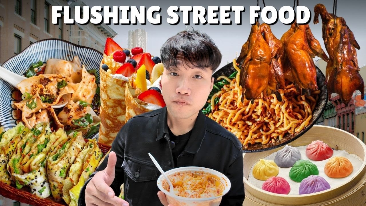 ULTIMATE 24-HOUR STREET FOOD TOUR in Flushing, NYC | Crazy Encounter Story
