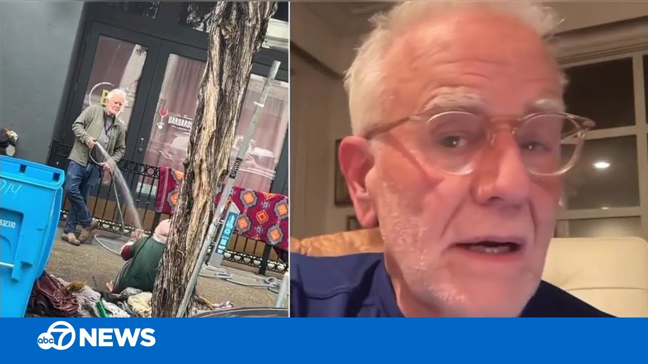 CA gallery owner filmed spraying unhoused person with hose arrested, charged