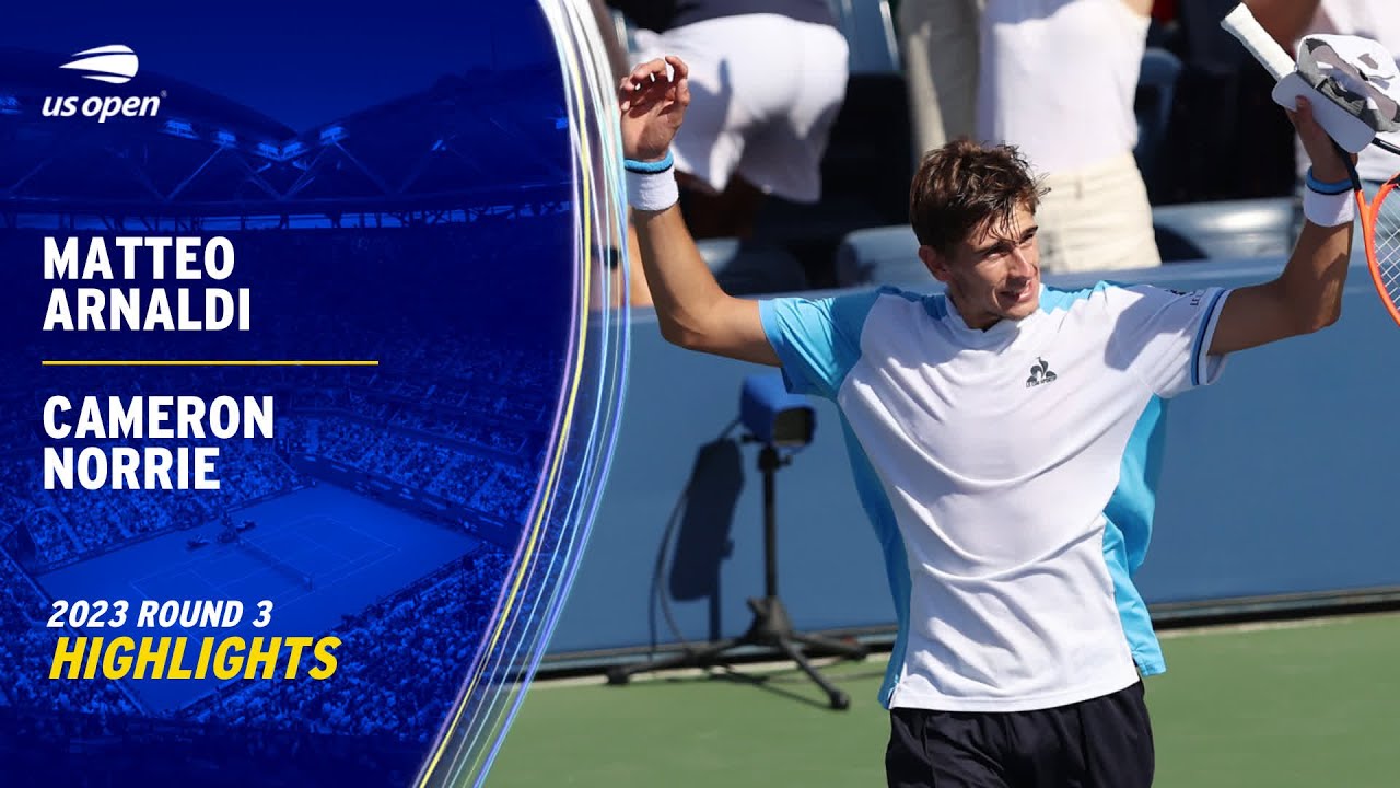 Matteo Arnaldi vs. Cameron Norrie Highlights | 2023 US Open Round 3