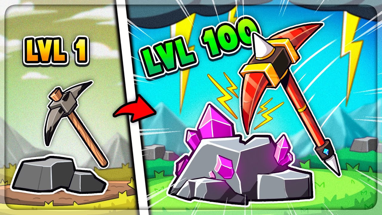 I couldn't stop UPGRADING this pickaxe