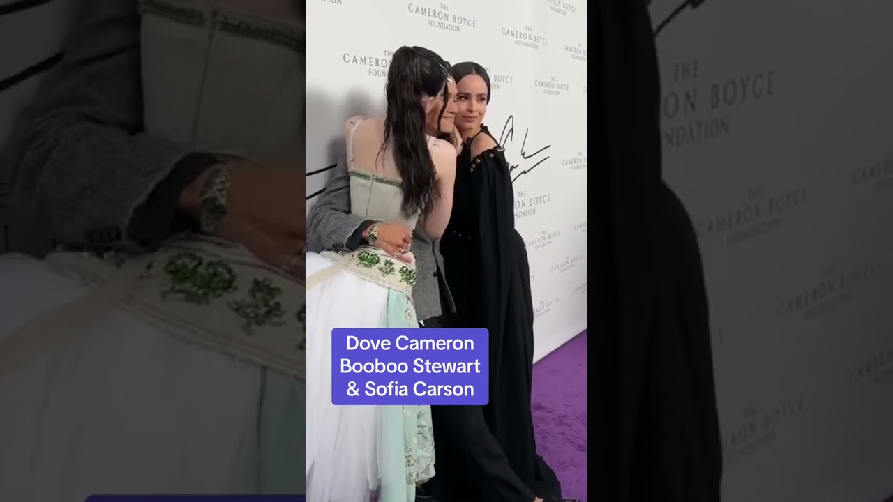 BooBoo Stewart, Dove Cameron, Sofia Carson at the TCBF Gala