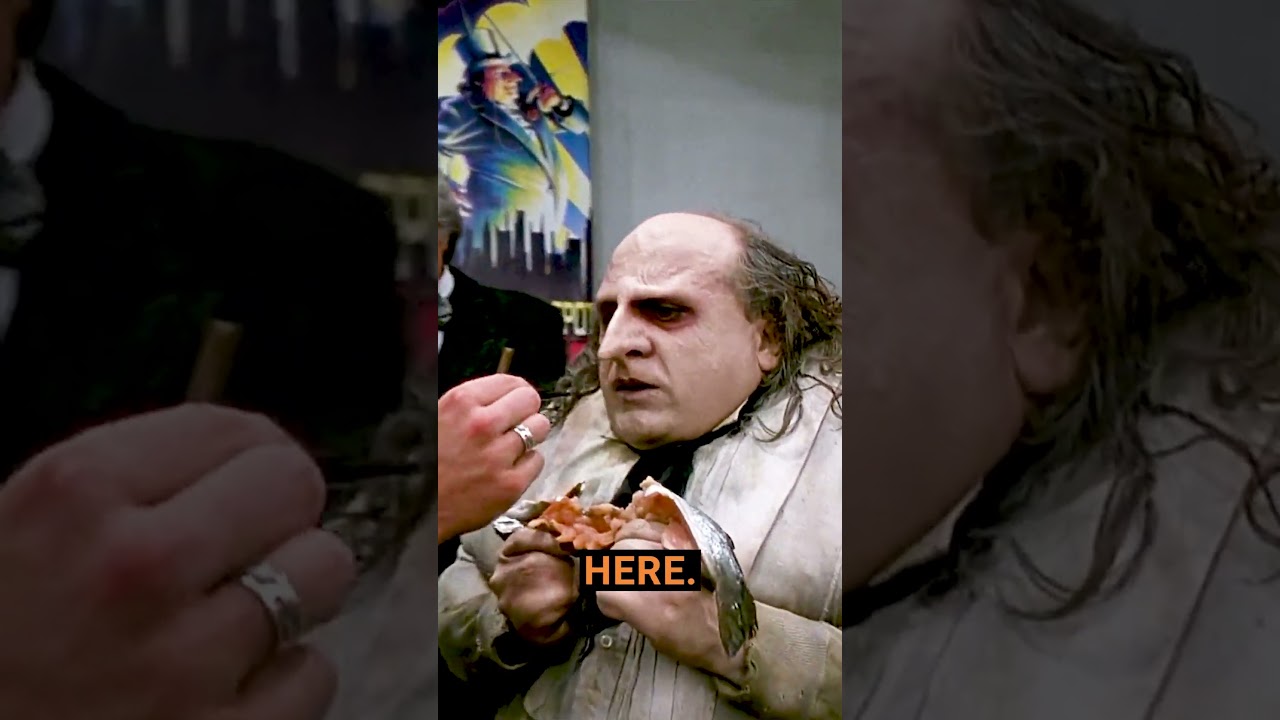 🐧 Did Danny DeVito REALLY Eat Raw Fish as the Penguin in Batman Returns?! 😳