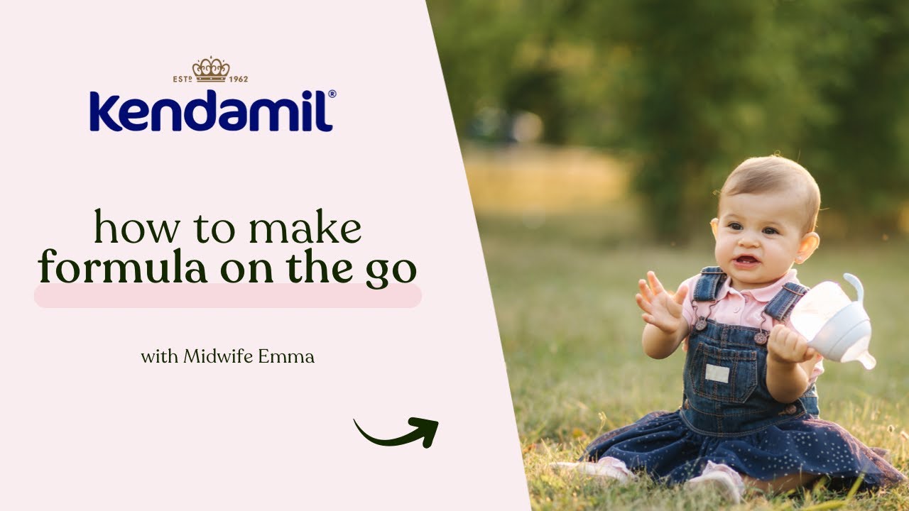 How to make formula when on-the-go - Kendamil