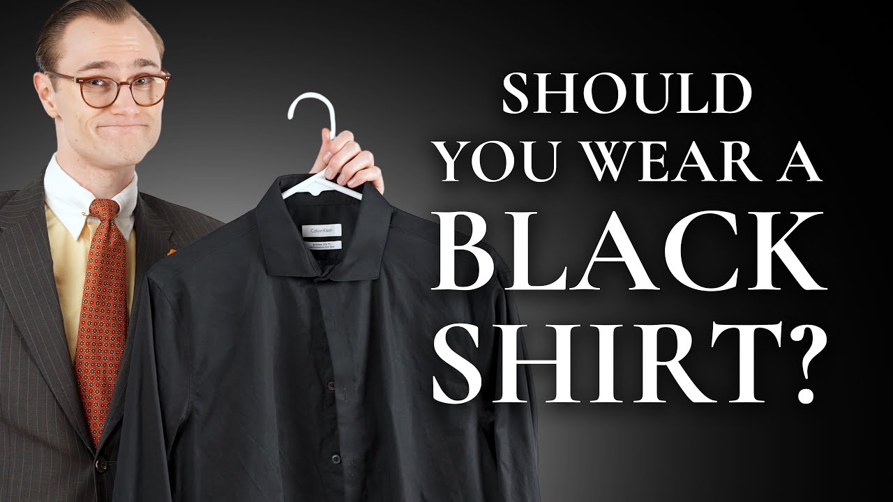 Should You Wear a Black Shirt? (Classic Men's Style Tips)