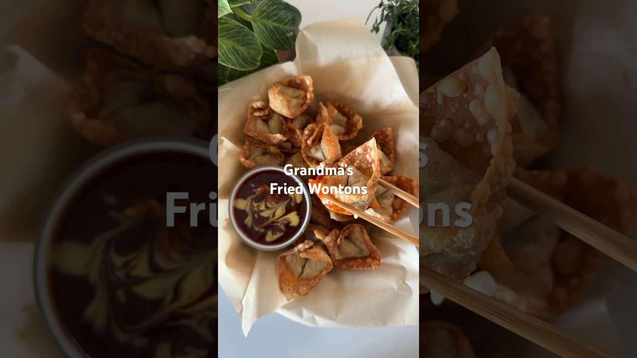 Grandma's fried wontons✨