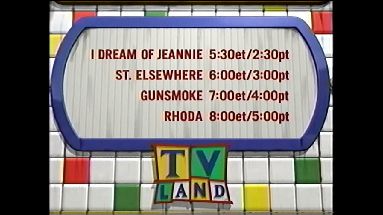 TV Land schedule bumper: "I Dream of Jeannie" / "St. Elsewhere" (1998)