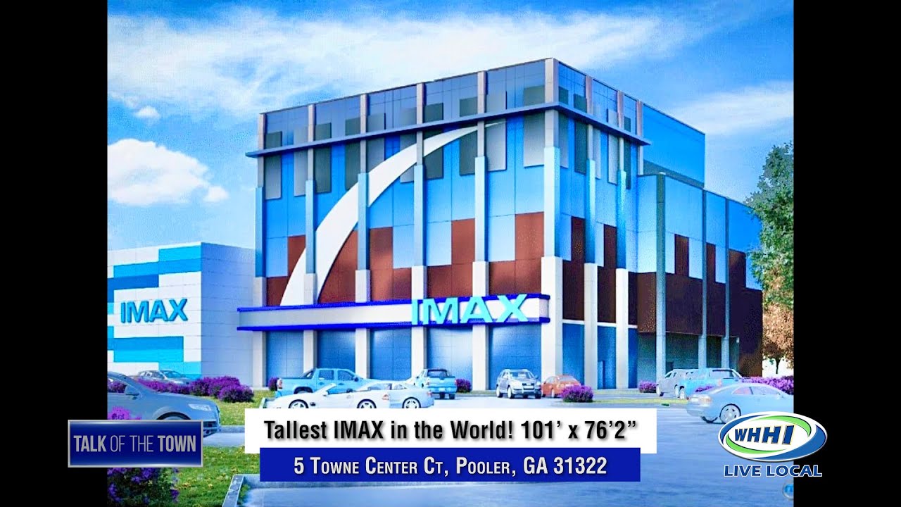 TALK OF THE TOWN | Camille Penney: World's Tallest IMAX! | Royal Cinemas & IMAX, Pooler, GA | WHHITV