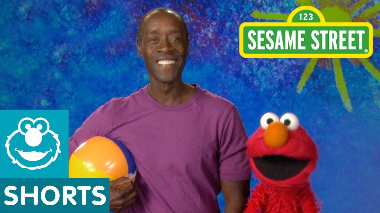 Sesame Street: Don Cheadle and Elmo -- Inflate