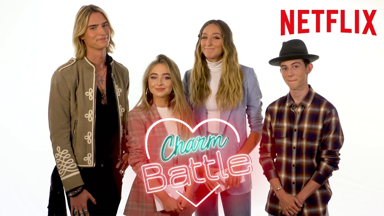 Tall Girl Cast Charm Battle ft. Ava, Griffin, Sabrina and Luke | Netflix
