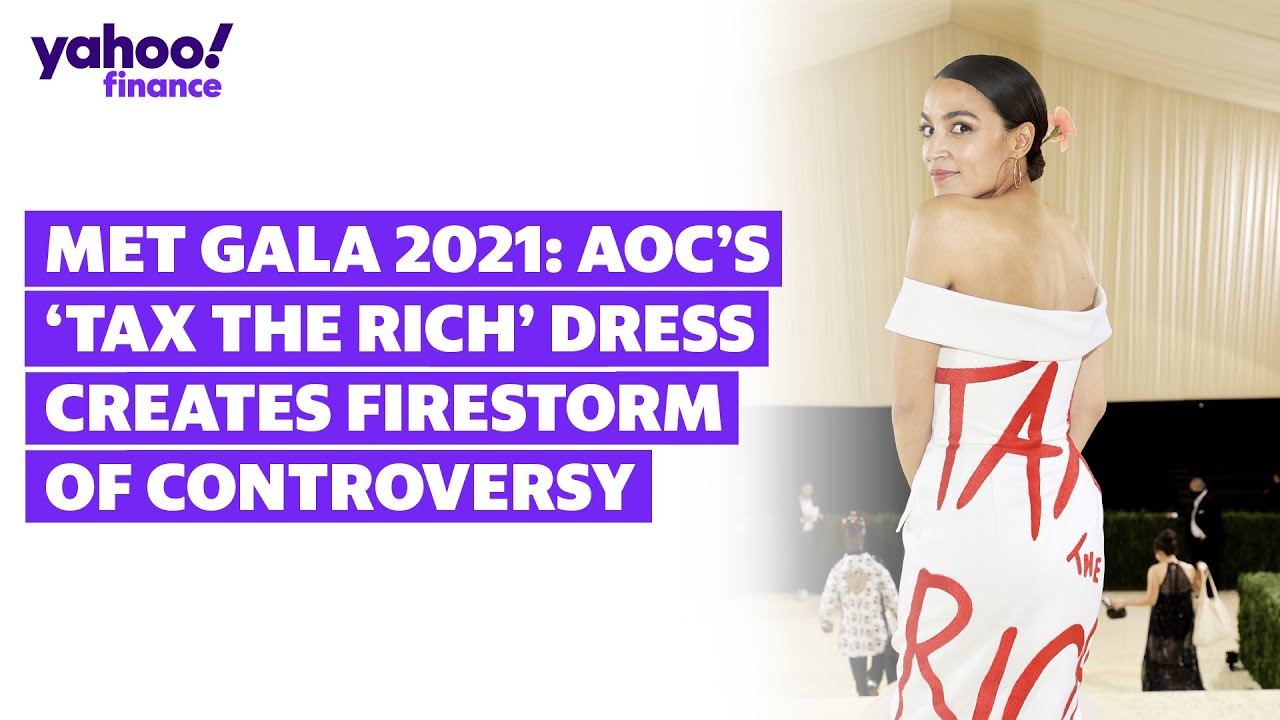 AOC's Met Gala dress 'Tax the Rich' turns heads and creates political controversy