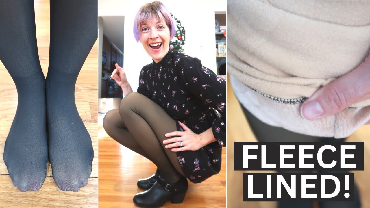 Fleece. Lined. Tights. WHAT!?!?!