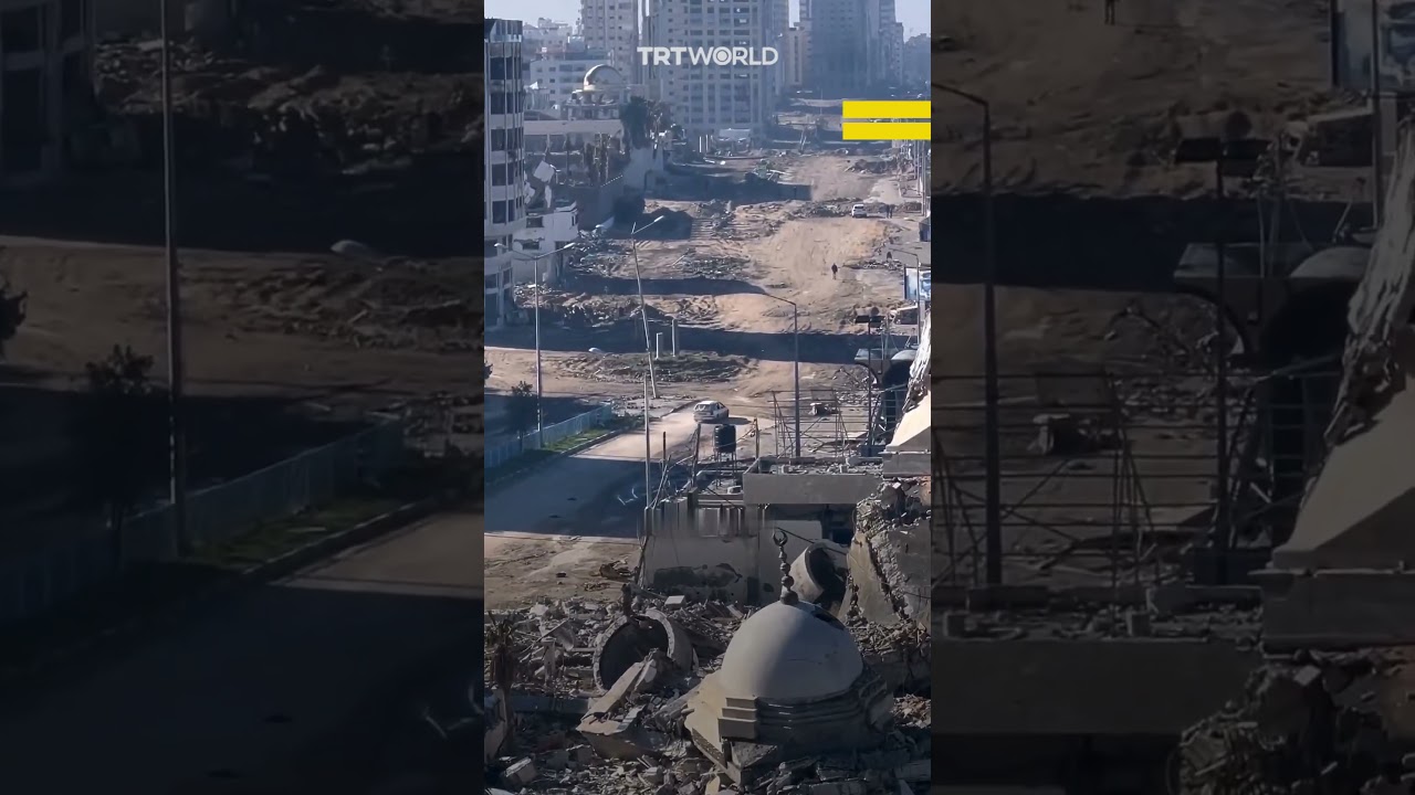 Footage from Gaza shows scale of destruction caused by Israel’s bombardment