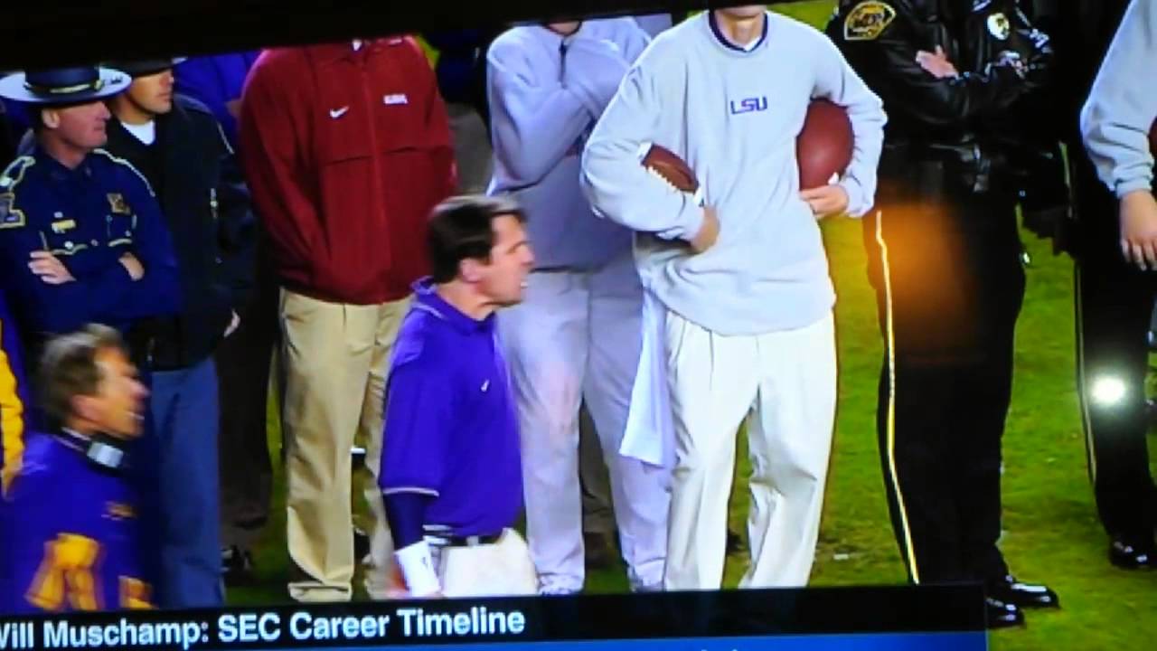 Nick Saban & Will Muschamp Explode