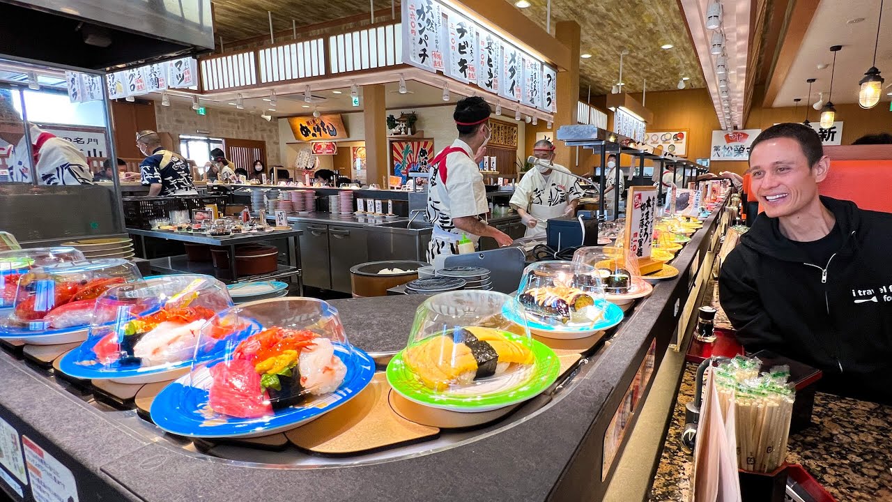 $50 Conveyor Belt Sushi in Japan - Waited in Line for 1 Hour!