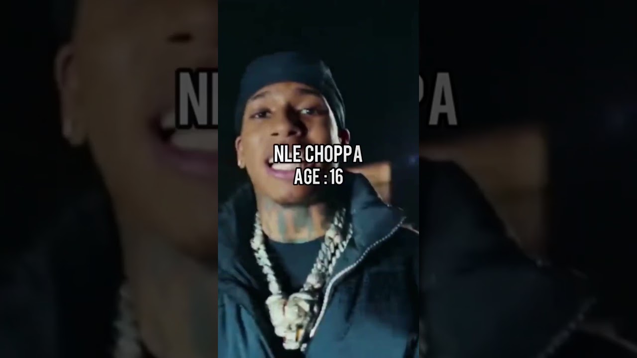 Ages rappers got famous at pt.1 🎤⭐️ #rap #nbayoungboy #shorts