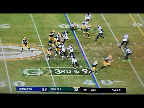 Shaquem and shaquill Griffin sack aaron rodgers on 3rd down in close game