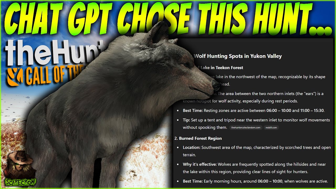 Can Chat Gpt Turn You Into A MASTER DIAMOND HUNTER? Call of the wild