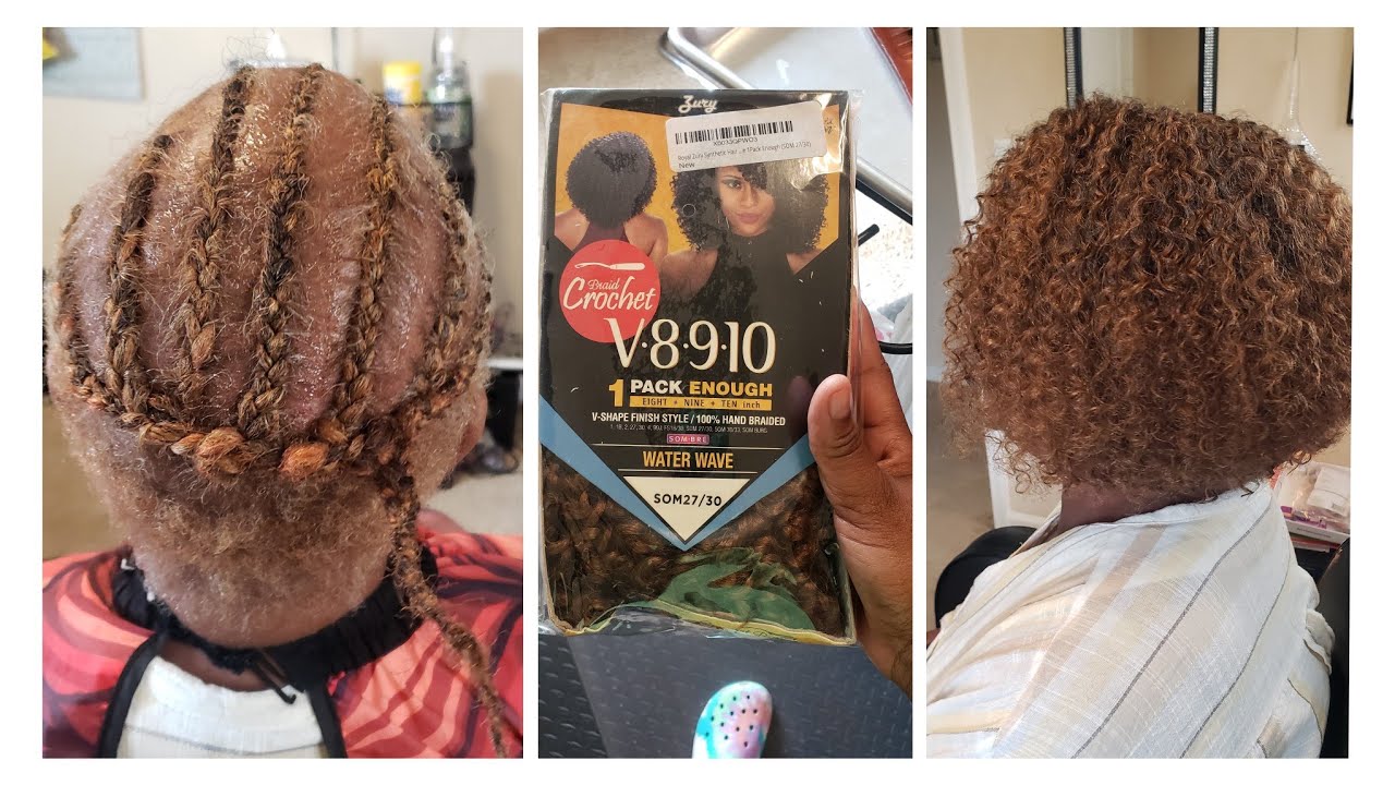 Alopecia Help! | Crochet Braids on a Weaving Cap | Zury Braid Crochet V.8.9.10 Water Wave
