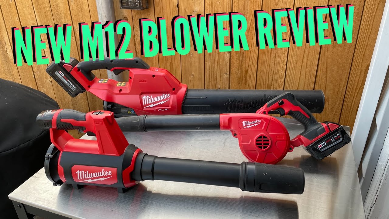 Milwakee Tool Blower M12 0852-20 vs M18 BLOWER Review