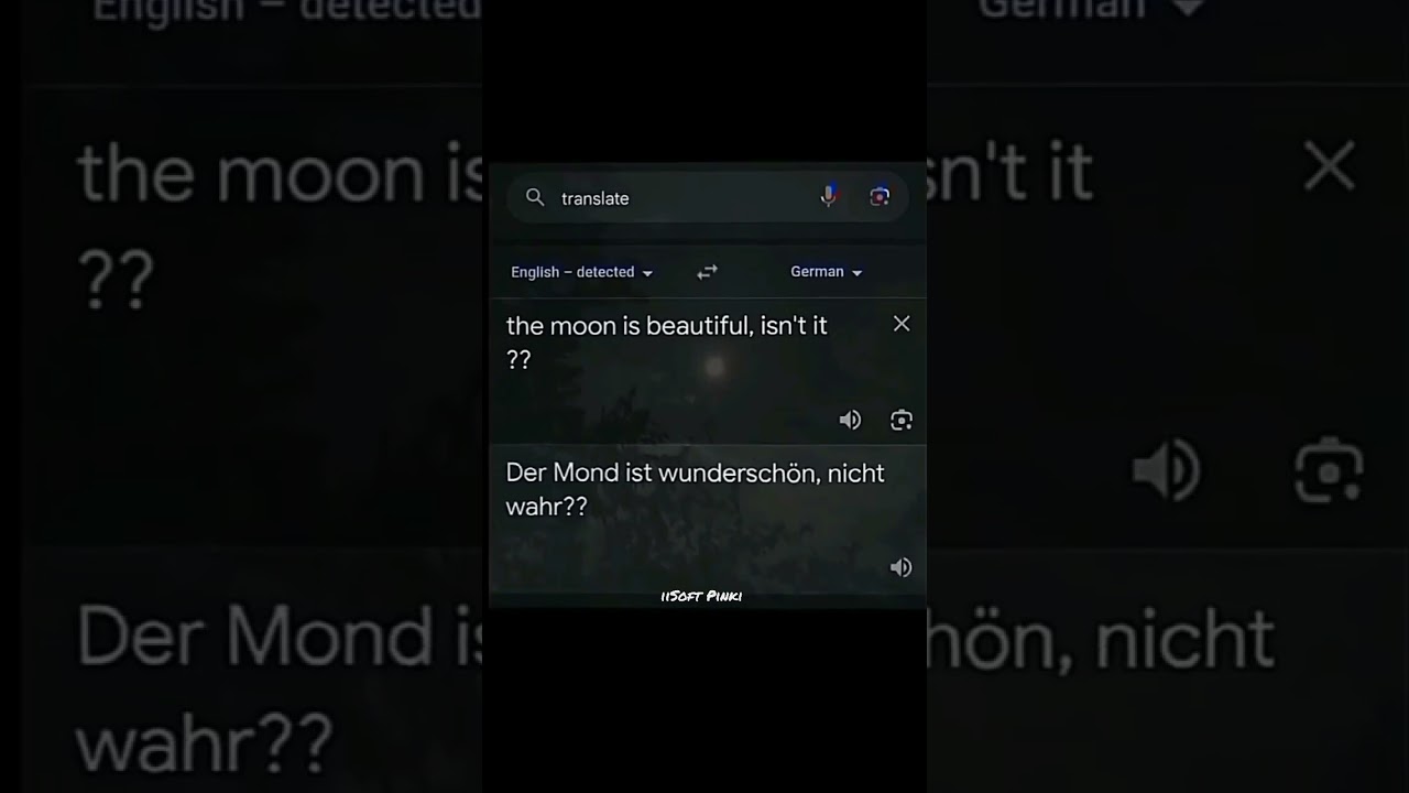 the moon is beautiful isn't it?..